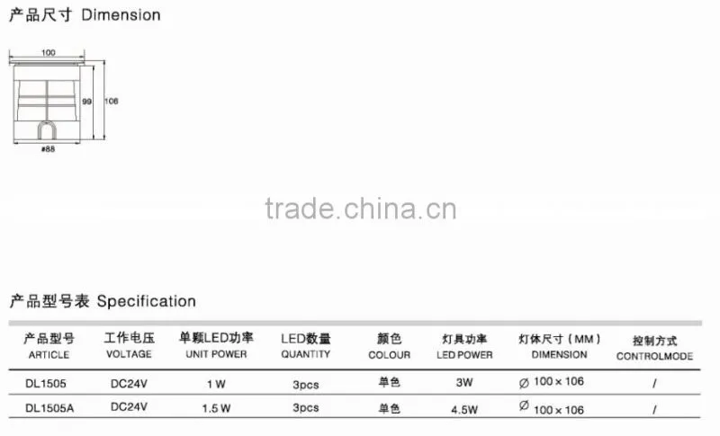 led underground lamp DL1505