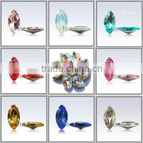 Pointback crystal stone