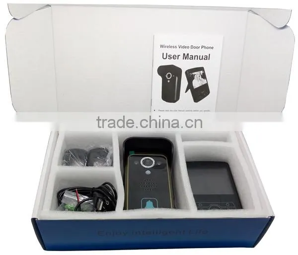 Door Access Control System Peephole Wireless Door Camera with Monitor