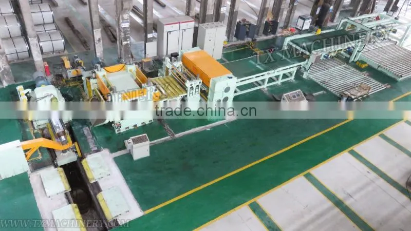 TX1400 steel Coil sheet metal shearing machine,cut to length machine
