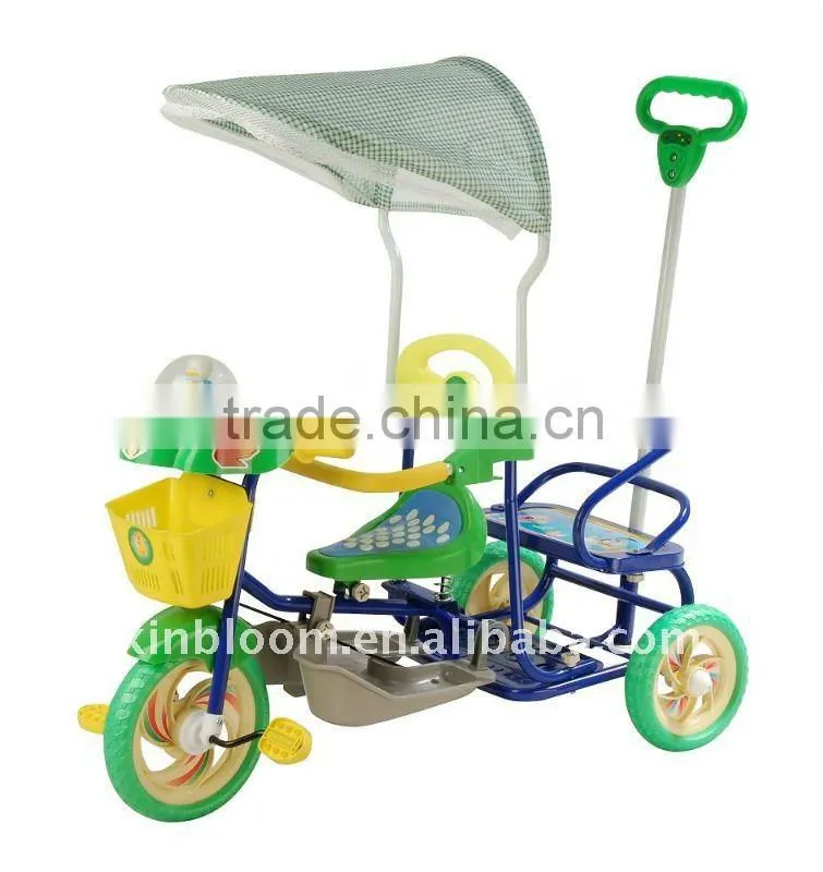 orange baby tricycle