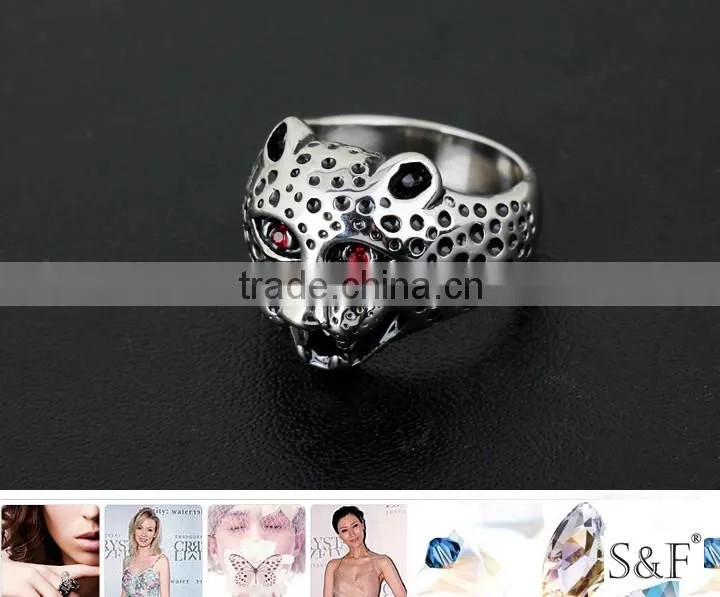 146037 Male jewellery boxes wholesale spikes stainless steel ring
