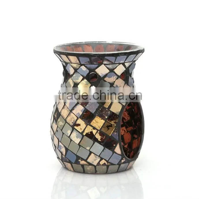 glass mosaic oil warmer, aroma burner