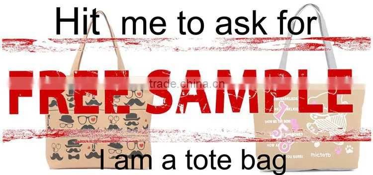 Custom Promotional recyclable Cotton Canvas Bag