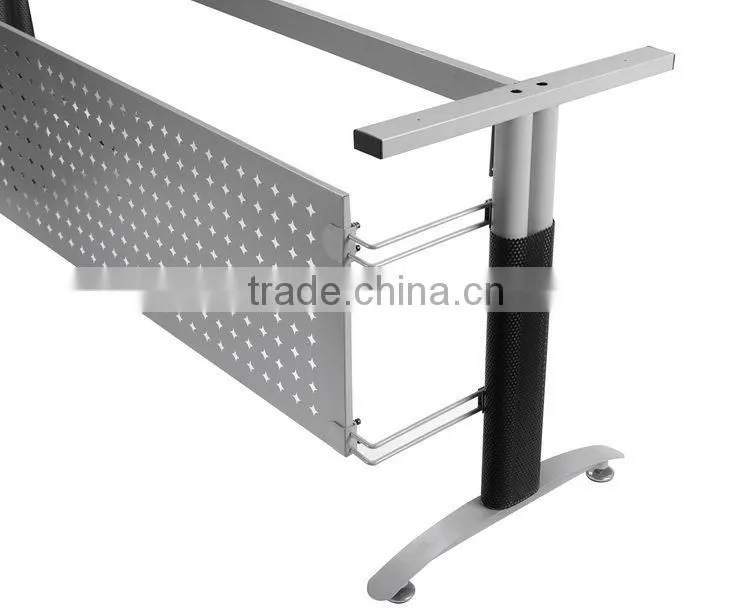 Fashion Style modern glass top office table design argentate photos office furniture