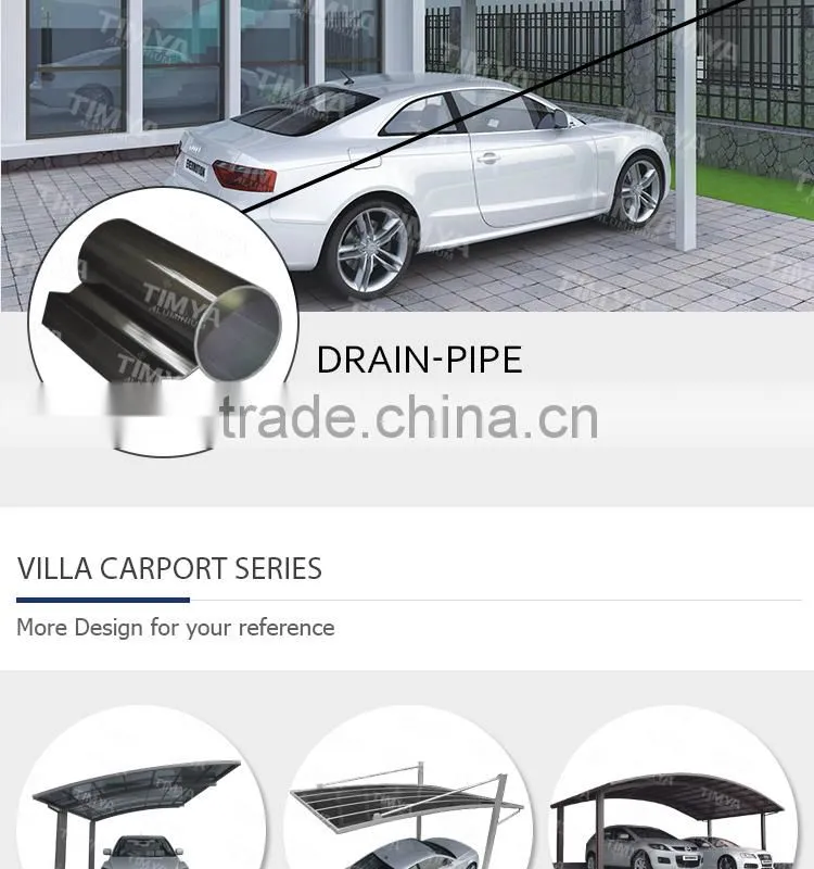 Top Quality outdoor strong and sturdy aluminum canopy carport