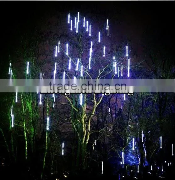outdoor waterproof led meteor shower rain tube christmas light tree decoration