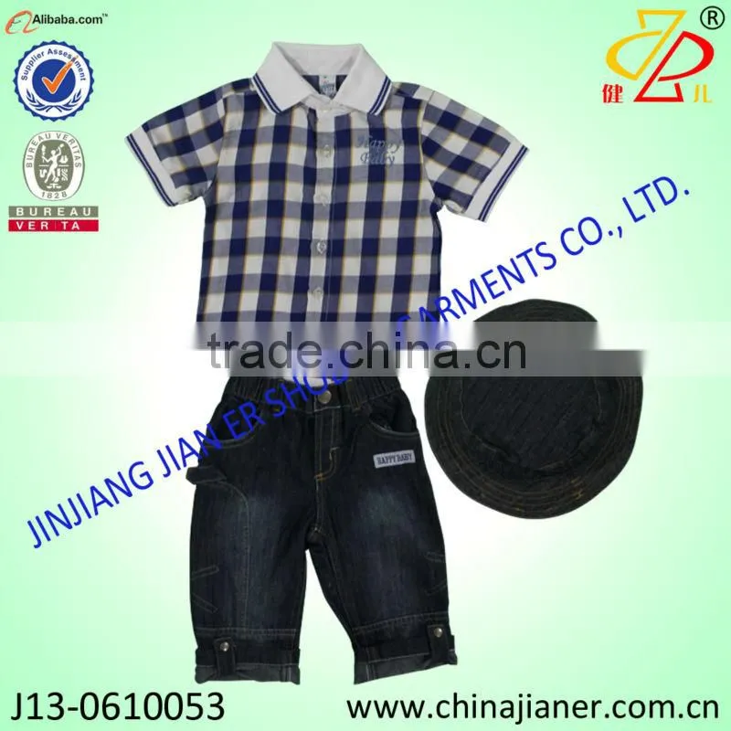 new summer fashion cotton girl 3pcs gift set