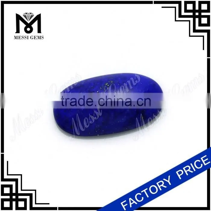 oval cabochon bead for jewelry natural precious Lapis lazuli