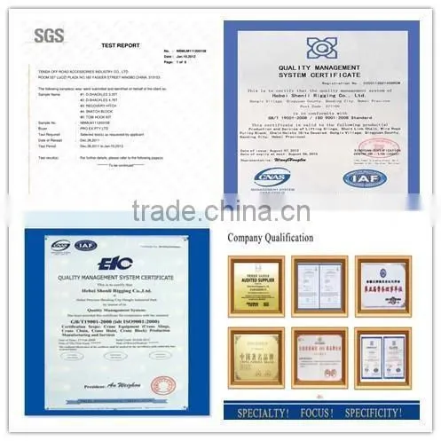 M4 electric galvanized alloy steel bow shackle
