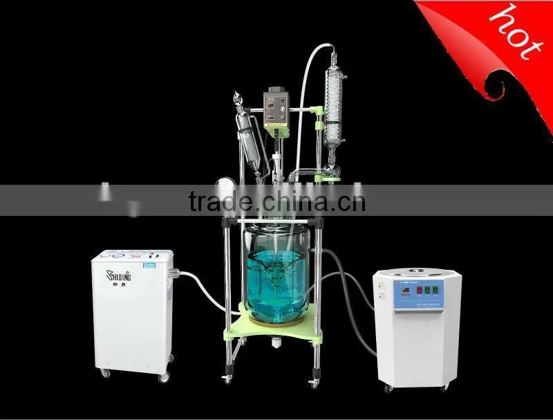 High Temperature to 250 Degree 100L Hermetic Water Cooling Circulating Oil Bath for 50L Sainless Steel Reactors