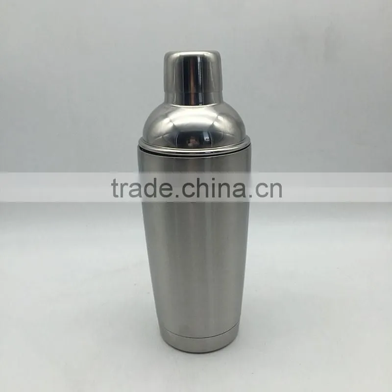 Stainless steel 20oz high quality protein joyshaker bottle Cocktail Shacker tumbler