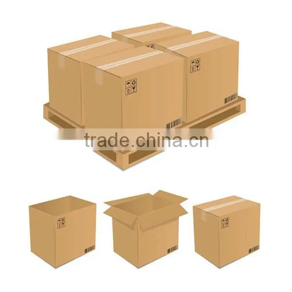 ice-snow blue colour carton box for fragile merchandise