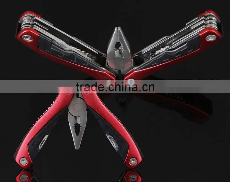 OEM Outdoor Multifunctional stainless steel pliers with knife