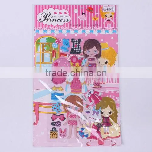 Bubble sticker with strong adhesive