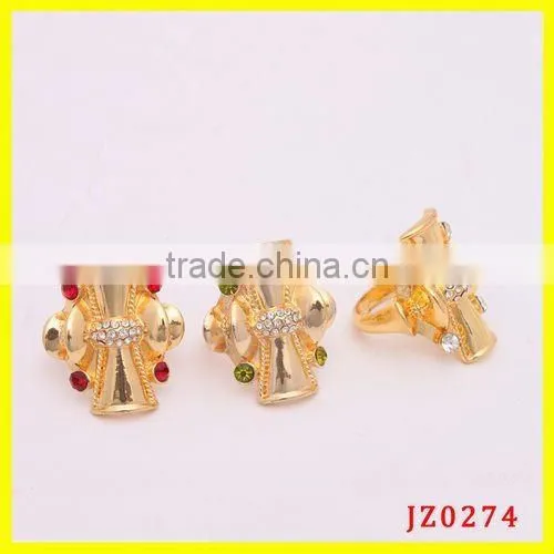18k ruby rhinestone finger ring yiwu ring for girls