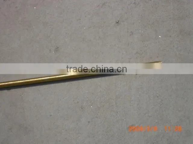 yellow zinc plated threaded rod
