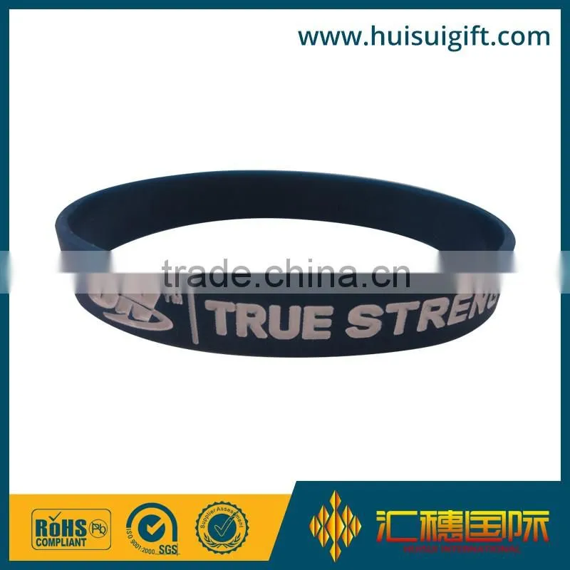 high quality promotional silicone bracelet no minimum