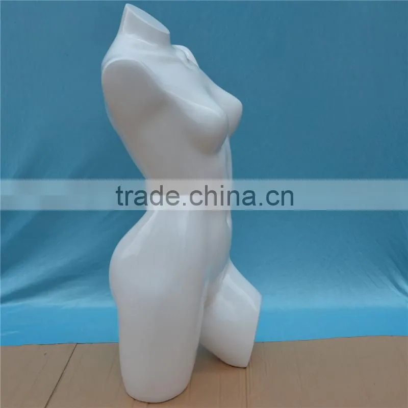 Wholesale custom fiberglass glossy body parts torso mannequin