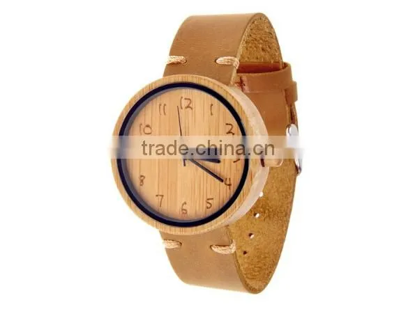High quality simple design sandalwood watch/bamboo watches for men