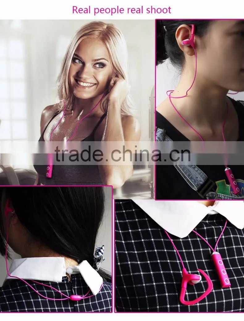 Colorful bluetooth headset stereo wireless for all phone