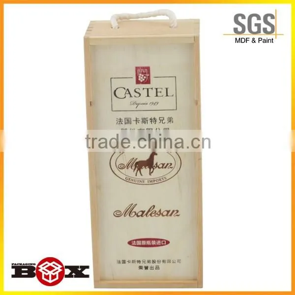 Cheap Promotional Wooden Wine Gift Box