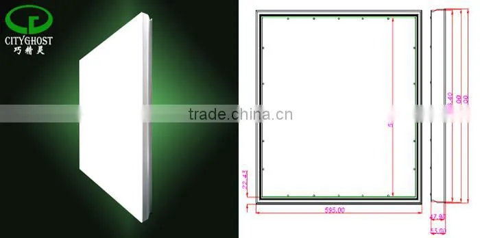 Cityghost 48w 600x300 600x600 2x2 frameless led light panel distributor