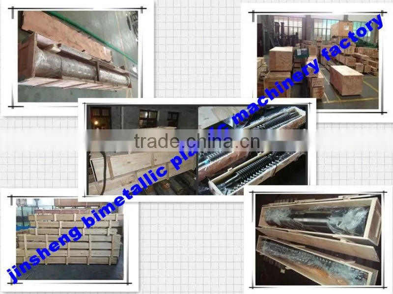Top quality screw and barrel parts for injection moulding machine