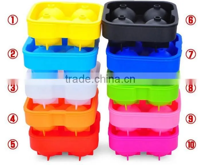 Ice Cream Tools Type and Stocked,Eco-Friendly Feature 4 Whiskey Ice Balls
