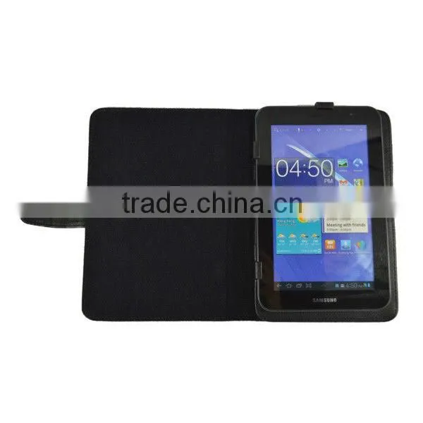 for universal 7 inch tablet folio stand leather case cover