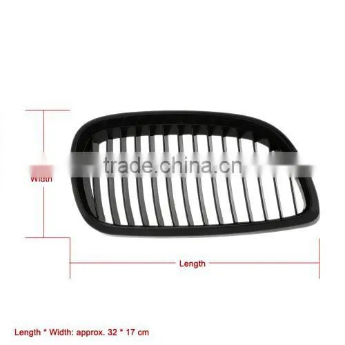One Pair Front Black Grille Grilles for E92 E93 06-10