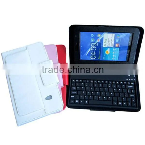 for samsung tab2 tablet keyboard with leather case