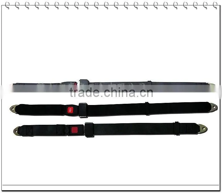 Single two-point safety belt