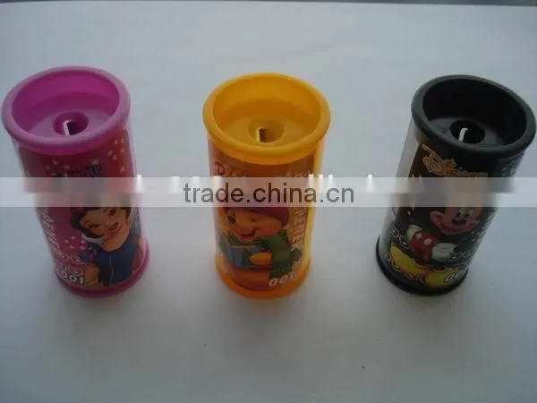 novelty plastic multi-function pencil sharpener with eraser