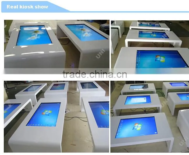 Hotsale smart HD wifi white 42 inch interactive multi touch table PC