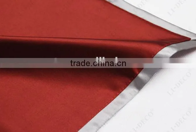 100% polyester satin wedding table napkin