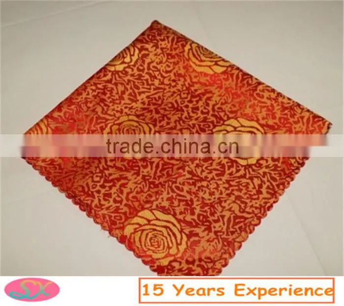 5 star hotel luxury damask jacquard placemat for dinner
