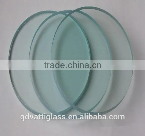 Any size transparent toughened round sight glass disc