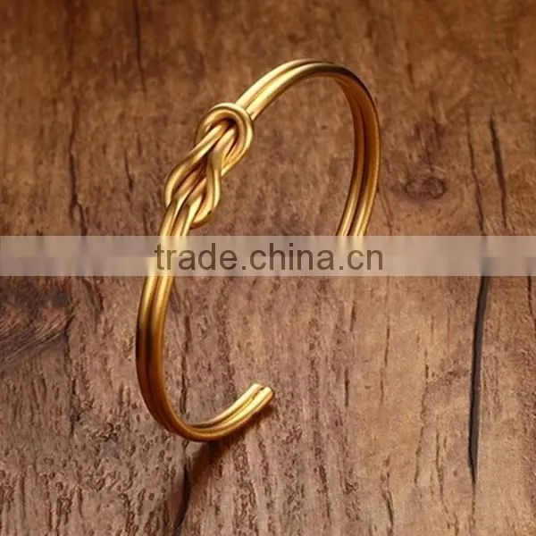 Personality Stainless Steel Jewelry Bowknot Three Colors Bracelet