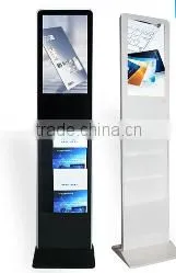 Wall mounts 32" Floor Standing touch Screen display/ indoor lcd advertising player/usb digital advertising kiosk 32"