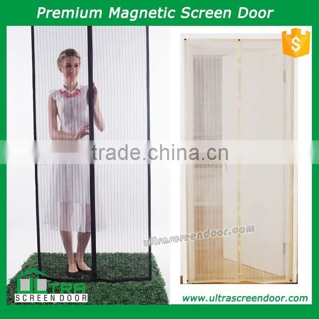 Magnetic Magic Screen Mesh Door Snaps Closed Instantly