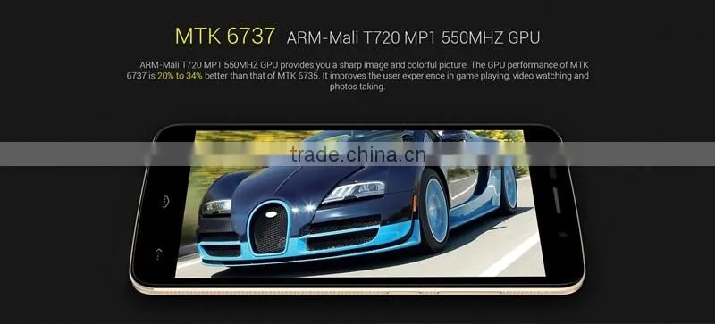 HOMTOM HT17 4G Smartphone 64bit MTK6737 Quad Core Android 6.0 5.5 inch HD