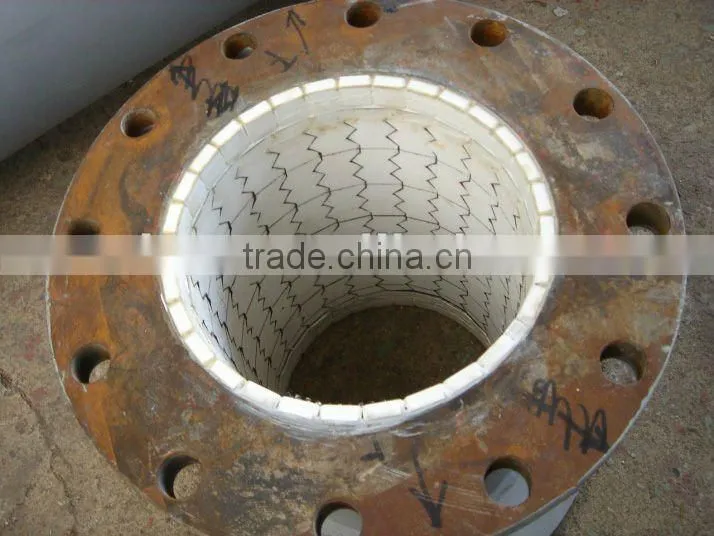 high wear resistant and corrosion-resisting ceramic lined pipe