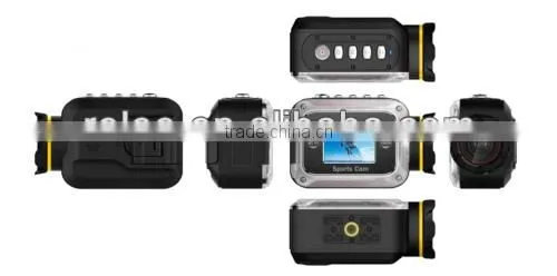 RLAT-98W Portable Wearable Sports Camera 1080P Waterproof Action Video Camera