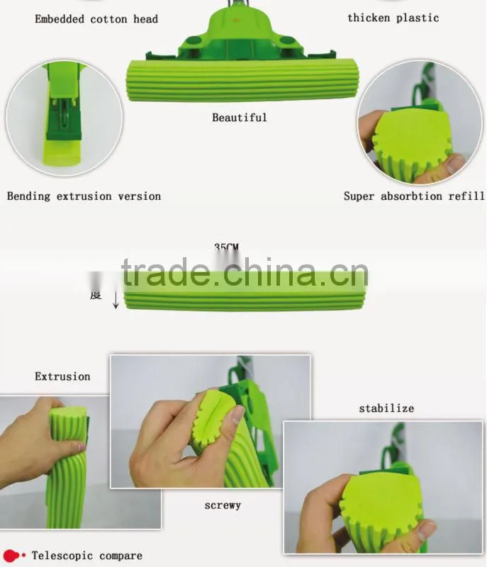 Super cleaning foldable magic pva mop