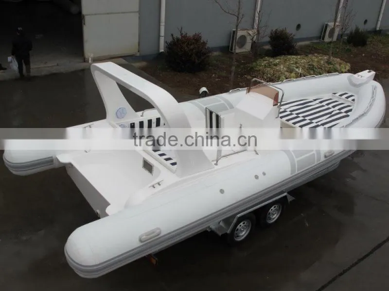 RIB boat 7.6m, 16 person , Twin outboards RIB760 (Hypalon)