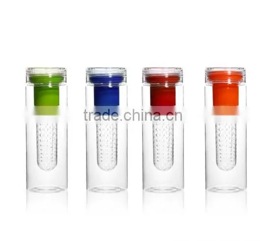 Sport Tritan Fruit Infuser Water Bottle(Many Color Option) - BPA Free