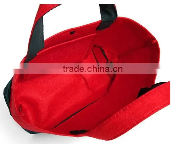 Picnic lunch felt bag,felt gift bag(FTB16-001)