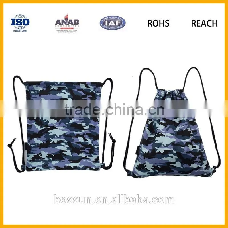 Promotional Custom Printed String Bag Sport Drawstring Bag for GYM
