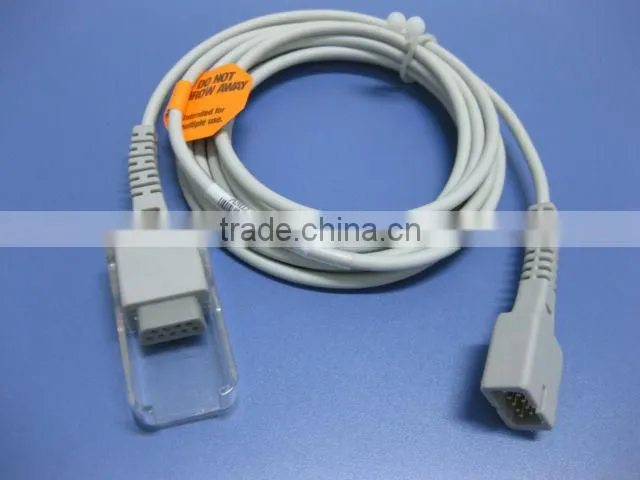 NELLCOR 7P Male to Female Spo2 Adapter Cable